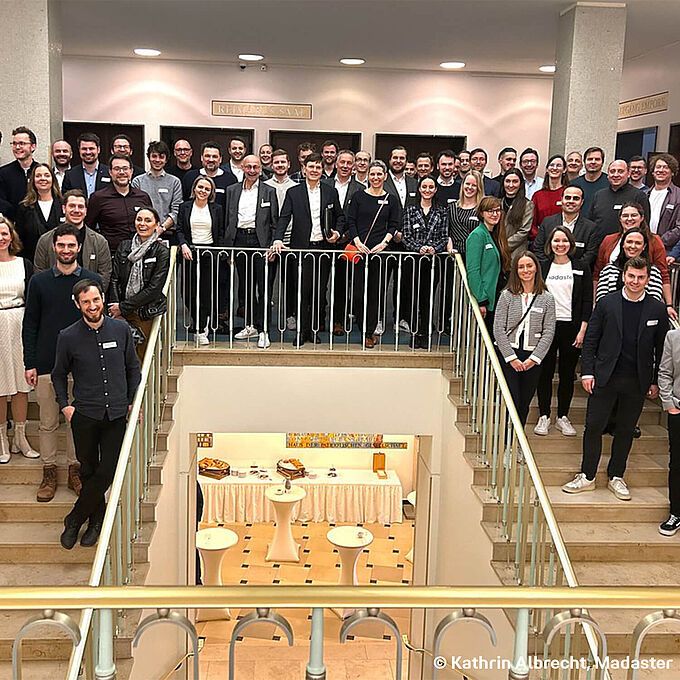 Group photo from the network meeting with madaster