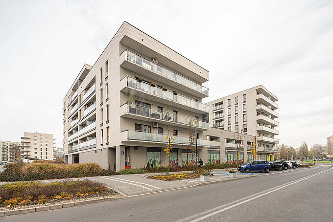 Mieszkanie nad supermarketem – Biedronka Bergamotki, Warszawa